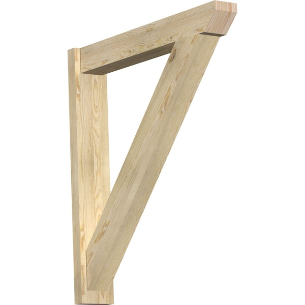 Ekena Millwork Traditional Slat Rough Sawn Outlooker, Douglas Fir, 6"W x 36"D x 40"H OUT06X36X40TRA06RDF - main